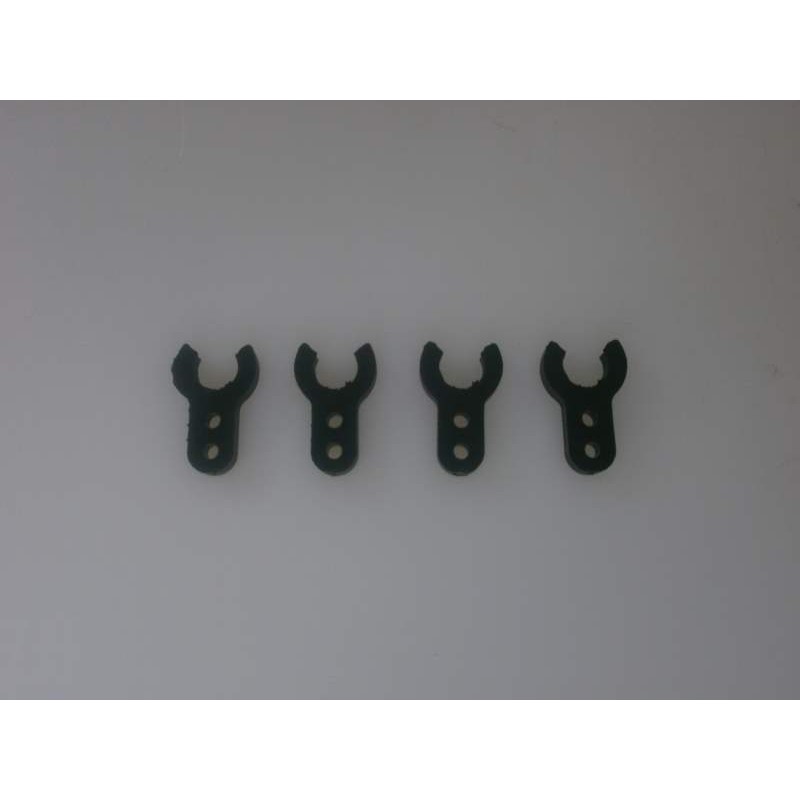 clips plastique 2mm 4pcs + 3mm 4pcs