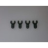 clips plastique 2mm 4pcs + 3mm 4pcs