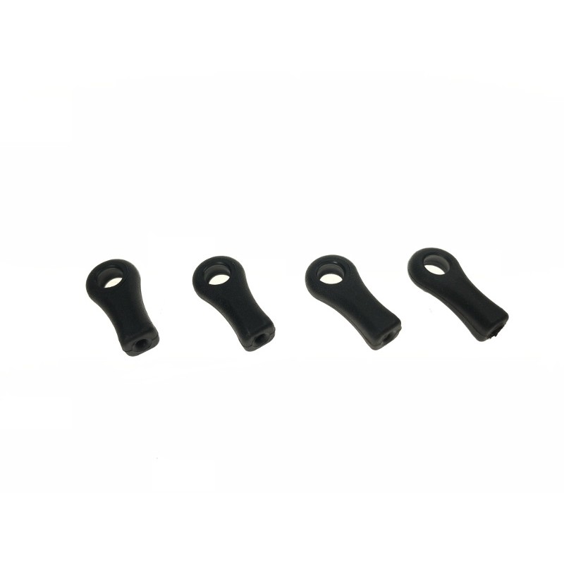 chape plastique 2mm 4pcs