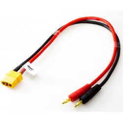 cable 4mm / xt90 30cm 12awg