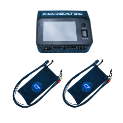 Corsatec Dual Pro charger AC/DC - EU + 2 x PK5 Cable