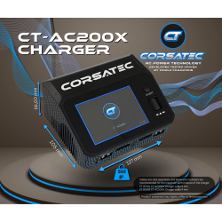 Corsatec Dual Pro charger AC/DC - EU