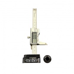 pied digital hauteur axe roue