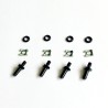 kit complet fixation rapide d'amortisseur 4pcs
