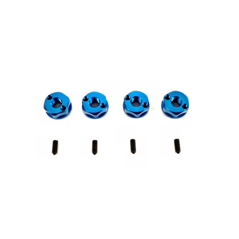 écrous de roue spécial sécurité 4pcs BLEU