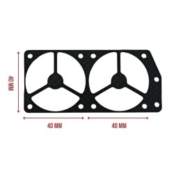 support double ventilateur 40mm