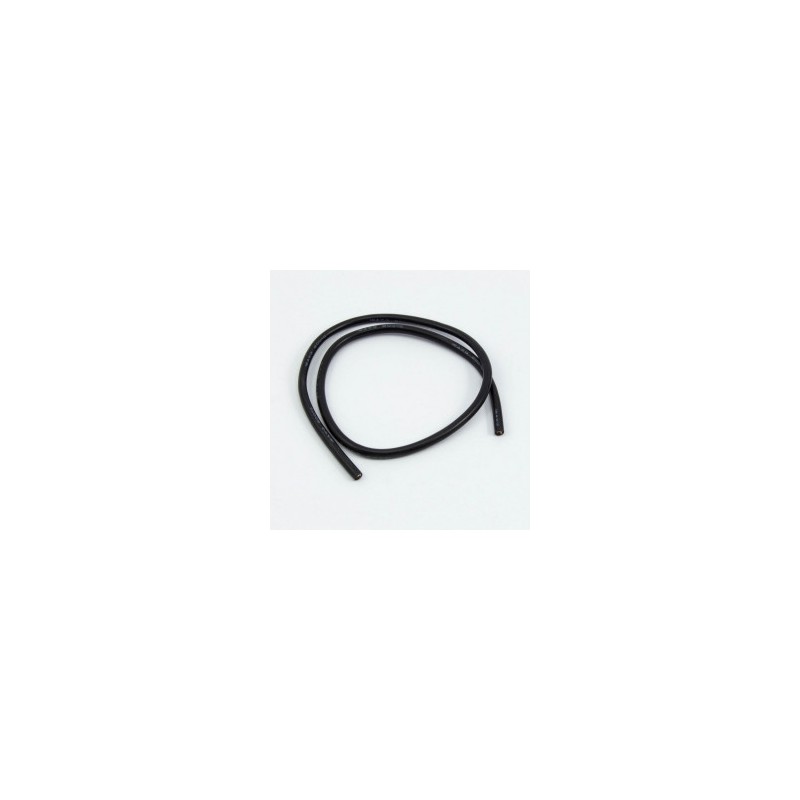 câble silicone noir 12 AWG 50cm