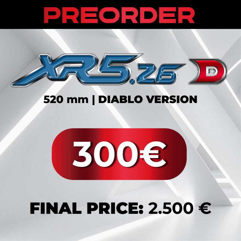 PRE-ORDER XR5.26 D ( DIABLO VERSION) 520 Mm NO DIFF.