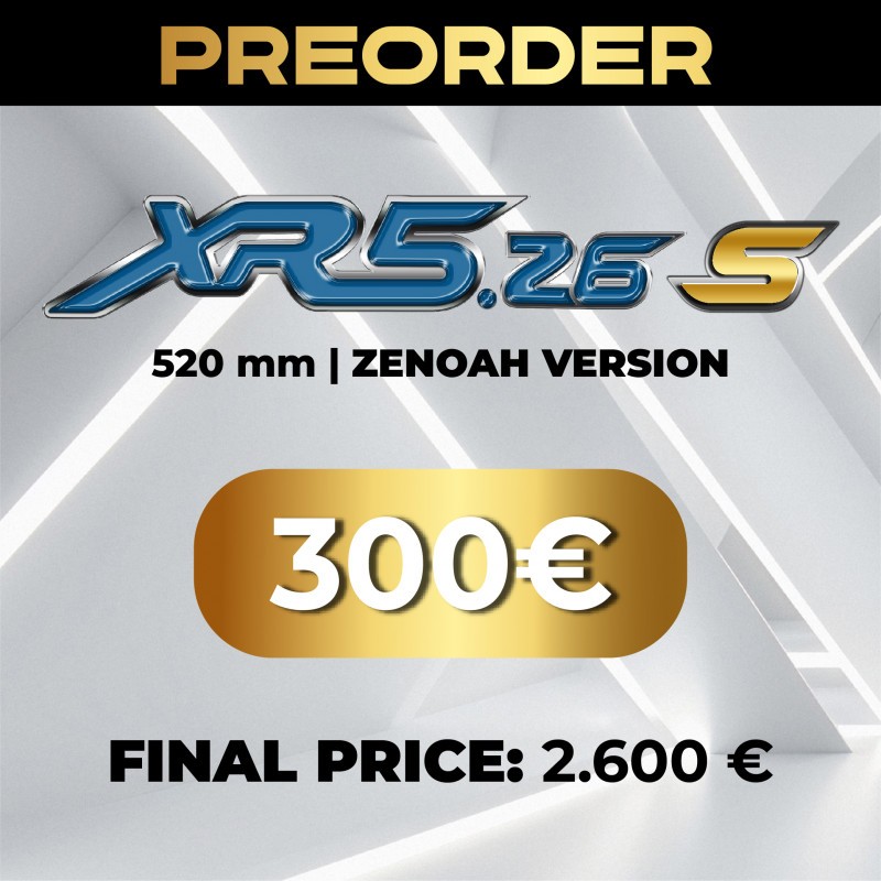 PRE-ORDER XR5.26 S ( ZENOAH VERSION) 520 Mm NO DIFF.
