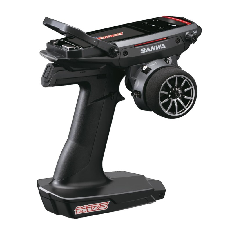 SANWA M17S FH5 WITH RX493I RECEIVER WITH TX BATTERY INSTALLED