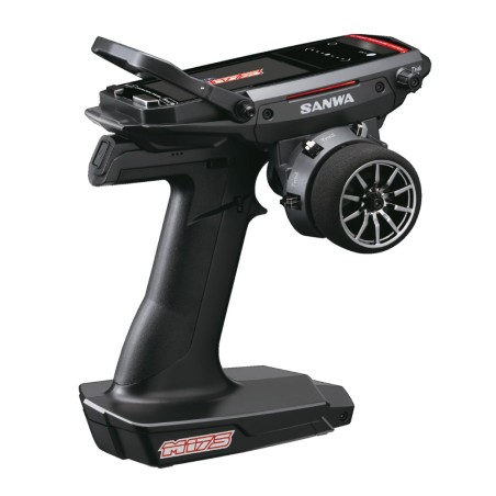 SANWA M17S FH5 WITH RX493I RECEIVER WITH TX BATTERY INSTALLED