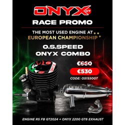 OS SPEED ONYX combo RS FB GT2024 + set échappement ONYX 2200 GT8 (1+1)